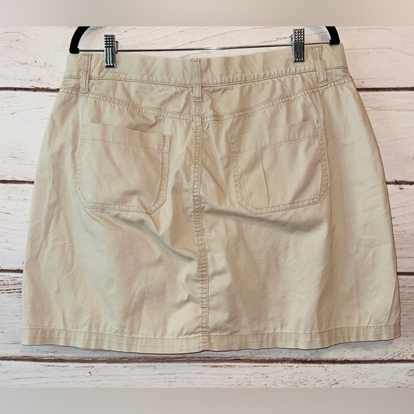 Croft & Barrow Effortless Stretch Khaki Skort | Size 12 Office Summer Pickleball - Picture 2 of 7